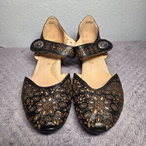 Spring Step Nougat Mary Jane Leather Cut-Out– Size: 7.5-8 (38 EU) Women’s